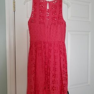 🍁Elisa J knee length coral dress